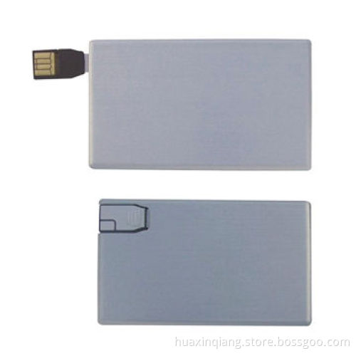 Card-shaped USB Flash Drive, 128MB-64GB Capacities